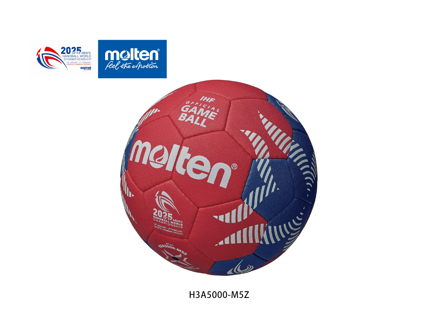 Limited edition design official game ball for the 29th IHF MEN’S HANDBALL WORLD CHAMPIONSHIP Sales will start on November 1 (Friday), 2024