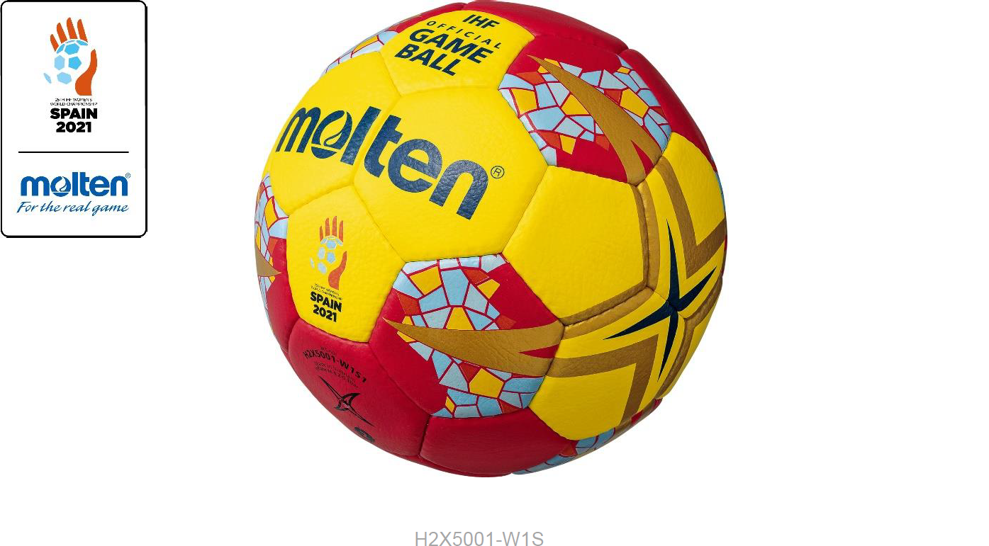 Molten Designs Custom Game Ball for the 25th IHF Women's World Championship Spain 2021