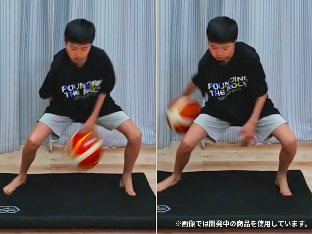 中級者以上・レッグスループッシュの練習イメージ