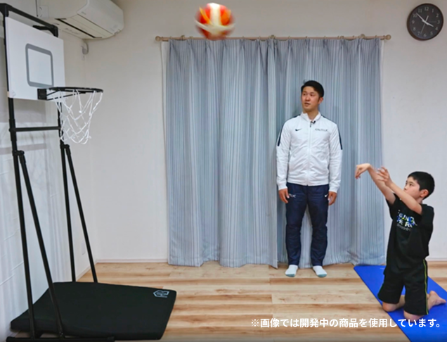 初級者・膝立ちシューティングの練習イメージ